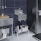 Amgood Stainless Steel Hands Free Wall Mounted Hand Sink 17 in. x 15 in. with double knee valves and faucet SINK HS-17KV-Z - alternate 5